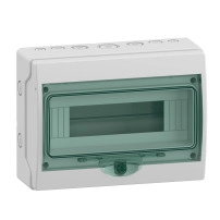 SCHNEIDER ELECTRIC Mini Kaedra, for modular devices, 1x12 modules, 267x200mm, 7 pre-cutouts