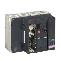 Авт. прекъсвач, ComPact NS1000N, 50kA/415VAC, 1000A, фиксиран, електрическо управление, без изключващо у-во, 4P