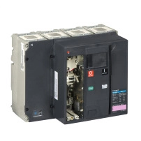 Авт. прекъсвач, ComPact NS1000L, 150kA/415VAC, 1000A, фиксиран, електрическо управление, без изключващо у-во, 4P