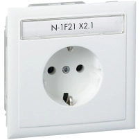 SCHNEIDER ELECTRIC Schuko socket outlet 1-fold, including box, white R9016, Type CYB-PS-SK1-9016”