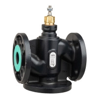 SCHNEIDER ELECTRIC Venta V311 Globe Valve, 3-Way, PN16, Flanged, DN32, 16 Kvs, Nodular Iron Body & Seat, Brass plug,