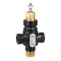 Venta V311T Globe Valve, 3-Way, PN16, Rp 1/2 Internal Thread, DN15, 4.0 Kvs, Nodular Iron, Brass plug,