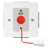 ELSO Sigma/WC-RUF - call switch - pull cord 2m - flush - indicator light - p/whi