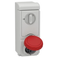 Индустриален контакт с блокировка, Mureva PK, стенен монтаж, 16A, 3P+N+E, 400V, IP65