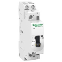 SCHNEIDER ELECTRIC Contactor iCT 25A 2NO 230..240V 50Hz MO contact