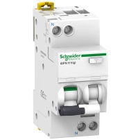 SCHNEIDER ELECTRIC Residual current breaker with overcurrent protection (RCBO), Acti9 iDPN H Vigi, 1P+N, 6A, C curve, 10000A, A type, 30mA