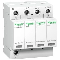 SCHNEIDER ELECTRIC iPRD40 modular surge arrester - 3P+N, 350V