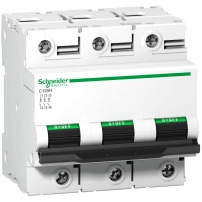 SCHNEIDER ELECTRIC Circuit breaker C120H, 3P, 100A, D curve