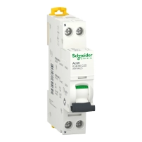 SCHNEIDER ELECTRIC Miniature circuit-breaker, Acti9 iC40N, 1P+N, 25 A, C curve