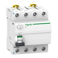 SCHNEIDER ELECTRIC RCCB Acti9 iID, 4P, 80A, 500mA, type AC