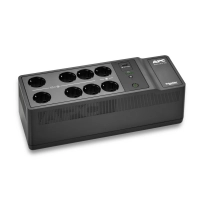 APC Back-UPS, 500VA/300W Floor/Wall Mount, 230V, 8x CEE 7/3 Schuko outlets, USB Type A Port, User Replaceable Battery