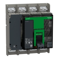 Прекъсвач, ComPacT NS630bH, 70kA at 415VAC, 4P, фиксиран, ръчно управление, MicroLogic 5.0 контролен блок, 630A