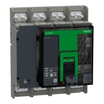 Прекъсвач, ComPacT NS800H, 70kA at 415VAC, 4P, фиксиран, ръчно управление, MicroLogic 5.0 контролен блок, 800A