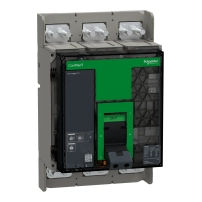 Прекъсвач, ComPacT NS800L, 150kA at 415VAC, 3P, фиксиран, ръчно управление, MicroLogic 2.0 контролен блок, 800A