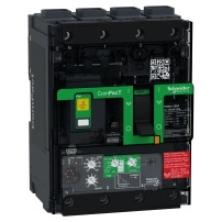 Автоматичен прекъсвач NSXm 36kA Vigi 100A 4P Конектори EverLink