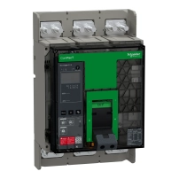 Прекъсвач, ComPacT NS1600N, 50kA при 415VAC, 3P, фиксиран, ръчно управление, MicroLogic 2.0E контролен блок, 1600A
