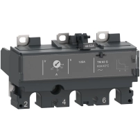 Изключвателно устройство TM200G DC, ComPacT NSX250 DC, 3 полюса, термомагнитни защити, генераторна защита, 200A rating