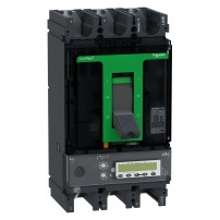 Автоматичен прекъсвач, ComPacT NSX400HB1, 75kA/690VAC, 3 полюса, MicroLogic 6.3E изключвателно устройство 400A