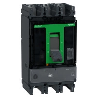 SCHNEIDER ELECTRIC Circuit breaker ComPacT NSX630F, 36kA, MicroLogic 1.3 M trip unit 500A, 3P 3d