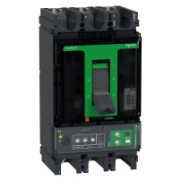 Автоматичен прекъсвач, ComPacT NSX630N, 50kA/415VAC, 3 полюса, MicroLogic Vigi 4.3 изключвателно устройство 570A