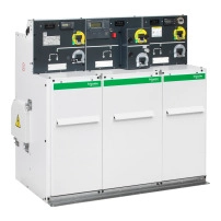 Gas Insulated Switchgear, RM6, switchboard, SOI, HN, 24kV, 400A, 1 switch, motor type 2, 2 incoming cables connection