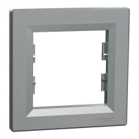 SCHNEIDER ELECTRIC  1-gang frame Asfora aluminium