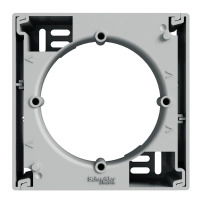 Единична конзола за открит монтаж, Алуминий,Asfora-1-gang surface box-alu