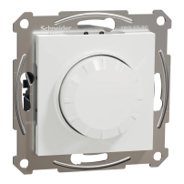 Димер, бял, Asfora MW LED Rotary Dimmer RC-370W wh