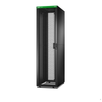 EASY RACK Сървърен шкаф 600mm/48U/1000mm с покрив, странични панели, колелца, крачета и 4 скоби, без дъно, черен