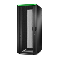 EASY RACK Сървърен шкаф 800mm/42U/1100mm с покрив, странични панели, колелца, крачета и 4 скоби, без дъно, черен