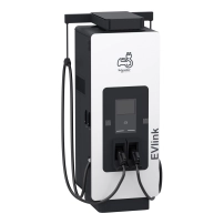 зарядна станция за електромобили, EVlink Pro DC, 180kW, CCS2 + CCS2 конектори, 3.6m кабел с кабелни водачи
