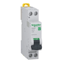 Miniature circuit breaker (MCB), Easy9, 1P+N, 40A, C curve, 6000A (IEC/EN 60898-1)