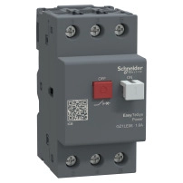 Моторен прекъсвач,Easy TeSys Power,GZ1LE,3P,бутон,1.6A,магн. изкл. у-во