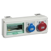 Изходяща кутия 32A с 2 контакта