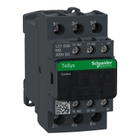 Контактор TeSys D - 3P(3 NO) - AC3-<= 440 V 38 A - 220 V DC стандарт, бобина