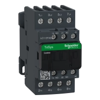 SCHNEIDER ELECTRIC Contactor TeSys D, 4P(4NO), AC-1, <=440V 40A, 230V AC 50/60 Hz coil