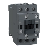 Контактор Easy TeSys Control,LC1E,3P(3NO),AC-3,<=440V,38A,24V DC бобина,1 NO спомагателен контакт