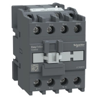 Контактор Easy TeSys Control,LC1E,3P(3NO),AC-3,<=440V,38A,220V AC бобина,50/60Hz,1NO спомагателен контакт