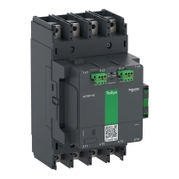 Високомощен контактор, TeSys Giga, 4 полюса (4NO), AC-1 <=440V 250A, разширена версия, 200…500V широколентова AC/DC намотка
