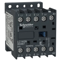 Контактор 4P 9A 24V 50/60Hz  LC1K09004B7