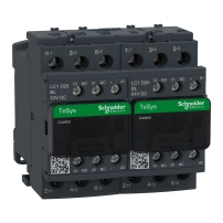 SCHNEIDER ELECTRIC Reversing contactor - 3P(3 NO), AC-3, <= 440V 25A, 24V low consumption DC coil