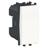 Easy Styl, push-button, for control, 1 module, white