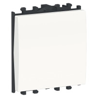 Easy Styl, push-button, for control, 2 modules, white