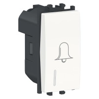 Easy Styl, push-button, for bell switch, 1 module, white