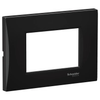 Easy Styl, cover frame, 3 modules, black