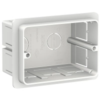 Easy Styl, mounting box, 3 modules, mounting by screws