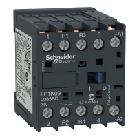 SCHNEIDER ELECTRIC Contactor TeSys K, 4P(2NO+2NC), AC-1, <=440V 20A, 220V DC coil