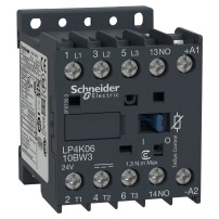SCHNEIDER ELECTRIC Contactor 6A, 24VDC, 3NO / 1NO, 3P, 2.2kW