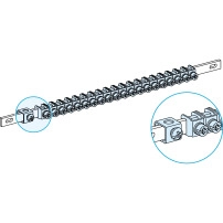 SCHNEIDER ELECTRIC PrismaSeT Linergy Earth bar 35²/40 clamps L450