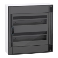 Tабло PrismaSet XS за открит монтаж 2р 18 модула опушена врата 2TB